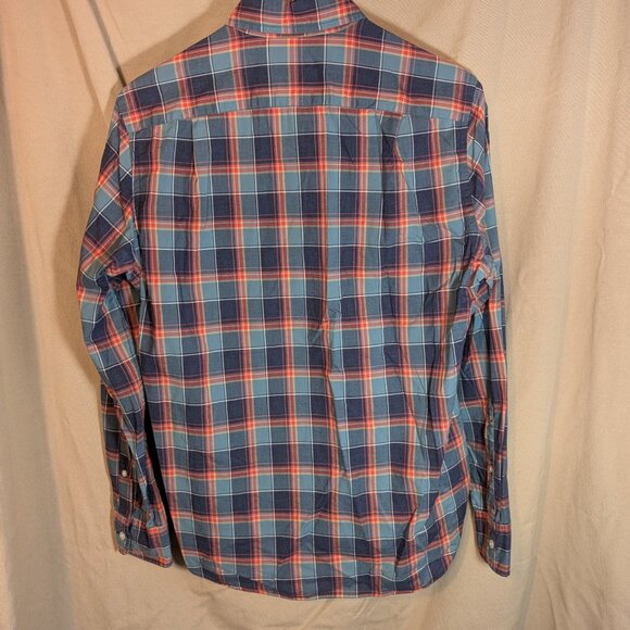 J Crew Heathered Cotton Button Shirt Plaid - Picture 3 of 5